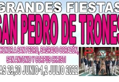 Fiestas patronales en San Pedro de Trones