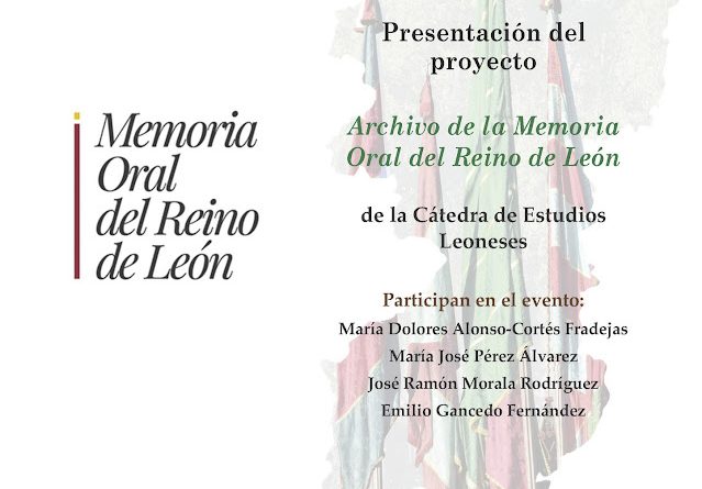 Presentación del proyecto «Archivo de la Memoria Oral del Reino de León»
