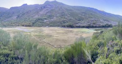 El Lago de La Baña, el Monumento Natural rodeado de pizarreras que se seca ante la pasividad de la Junta