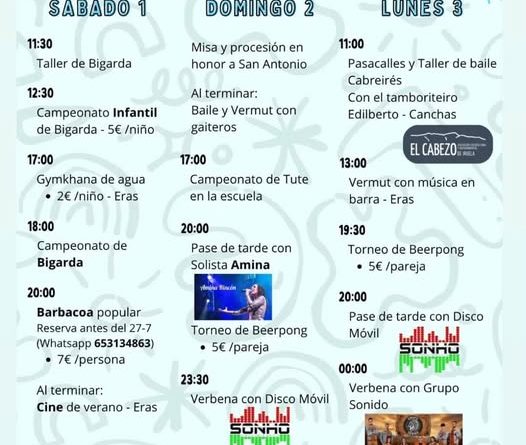 Fiestas de Iruela, en honor a San Antonio