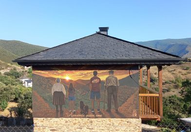 El artista Asier Vera hace su primera intervención en Yeres con la obra «Recuerda quién eres»