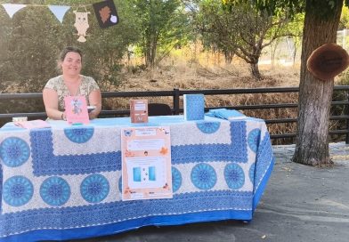 Marina Díez en la X Feria del Llibru de Cabreira