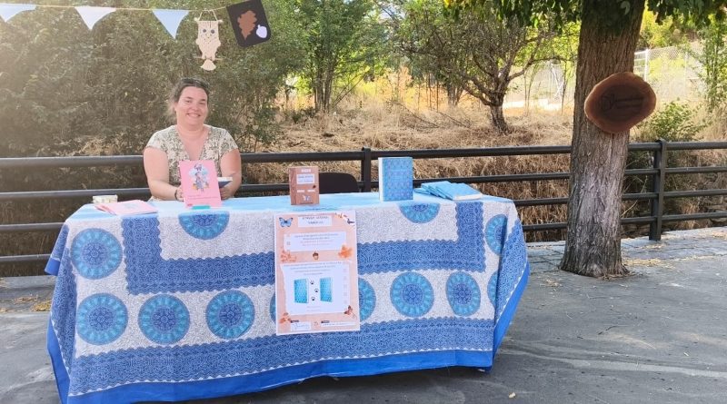 Marina Díez en la X Feria del Llibru de Cabreira